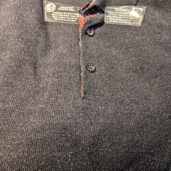 Smartwool Blue and Gray Long Sleeve Polo Shirts - Picture 2 of 4